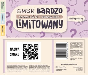 Pieczona brzoskwinia, kwaśna śmietana, kruszonka z wanilią – Smak bardzo LIMITOWANY – lody na patyku