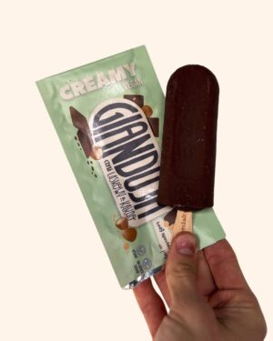 Gianduja, czyli laskowy i kakao – lody na patyku