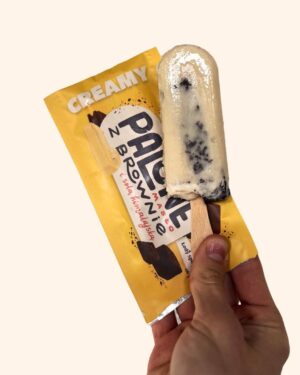 Palone masło, brownie, sól himalajska – lody na patyku