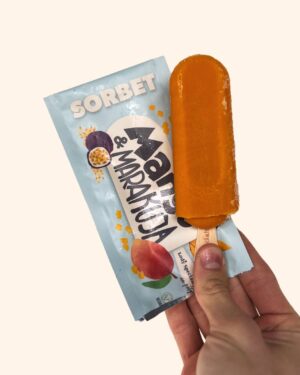 Mango z marakują – lody na patyku